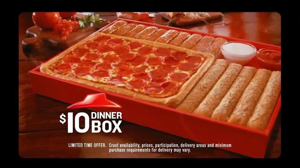 Pizza Hut TV Commercial For $10 Dinner Box