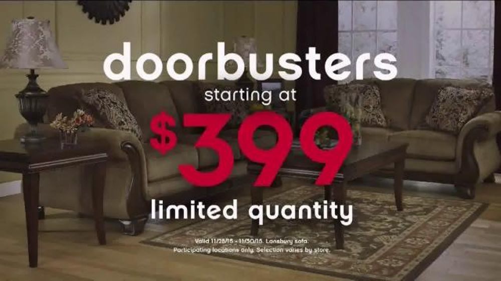 ashley furniture homestore black friday 36 hour sale tv commercial