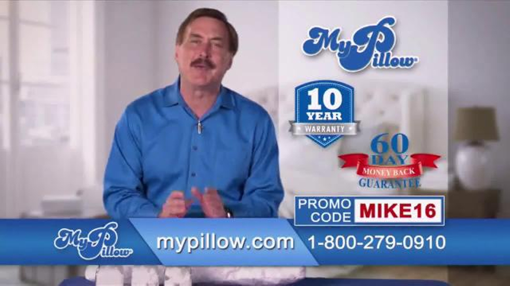 my pillow tv ad promo code