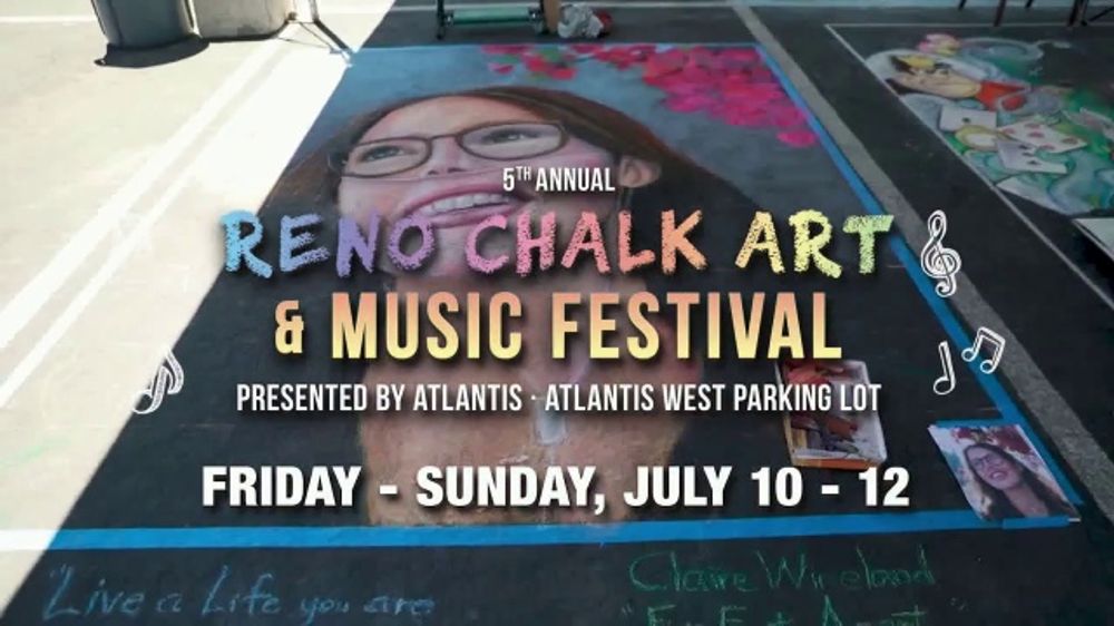 Atlantis TV Commercial, '2020 Reno Chalk Art & Music Festival'