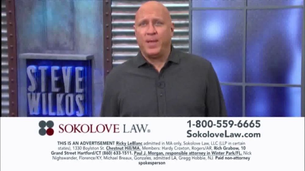 Sokolove Law TV Commercial, 'Mesothelioma Victims' Featuring Steve Wilkos