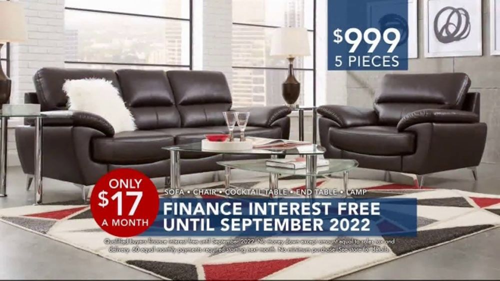 Rooms to Go Labor Day Sale TV Commercial, &#39;Five-Piece Living Room&#39; - 0