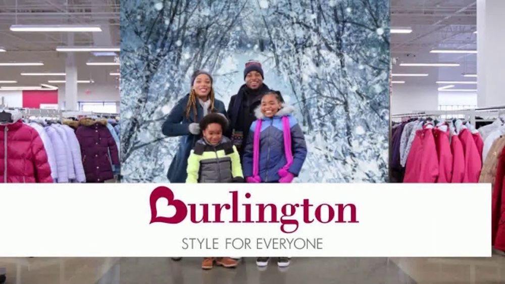 Burlington TV Commercial, 'Cold Weather Is No Match for the Davis Family'