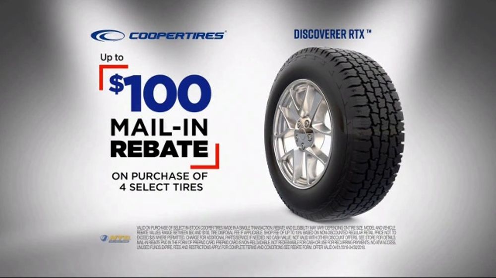 National Tire & Battery Big Brands Bonus Month TV Commercial, 'Mail-In Rebate'